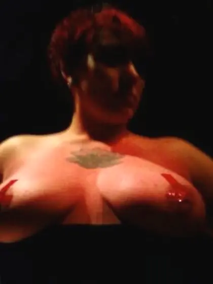 My sister at the Swingers club