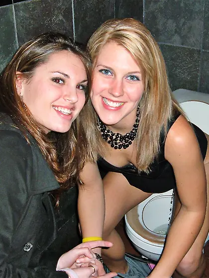 Toilet and pee girls