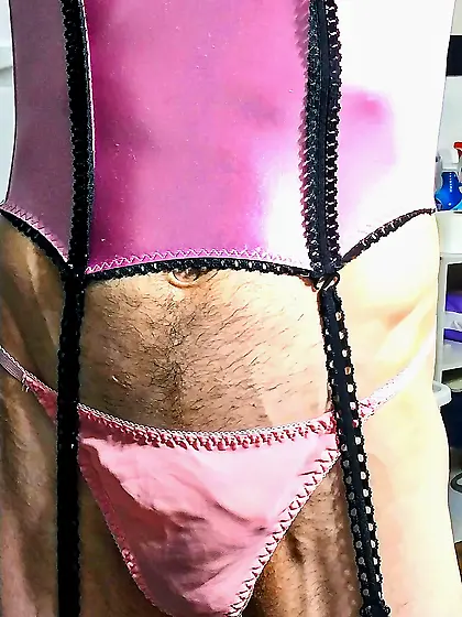 Cdmichelle Wearing Pink Lingerie