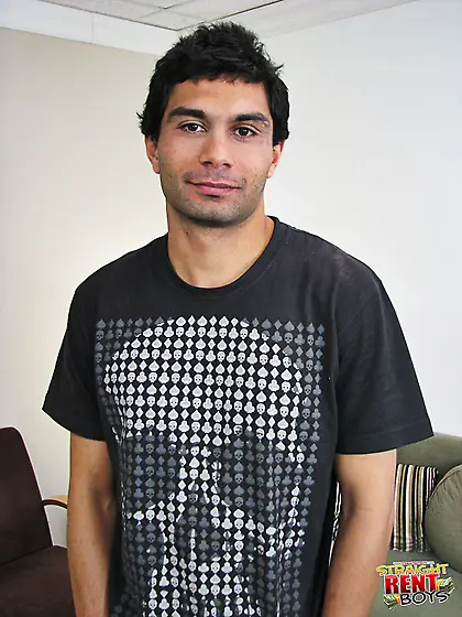 Stunning hunk takes gray