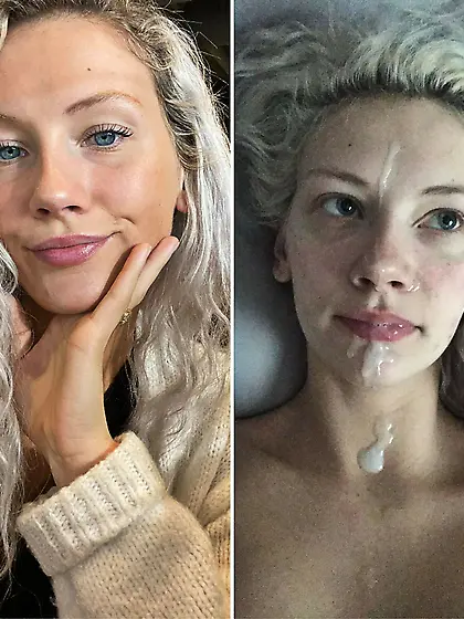 Before and after cum sluts