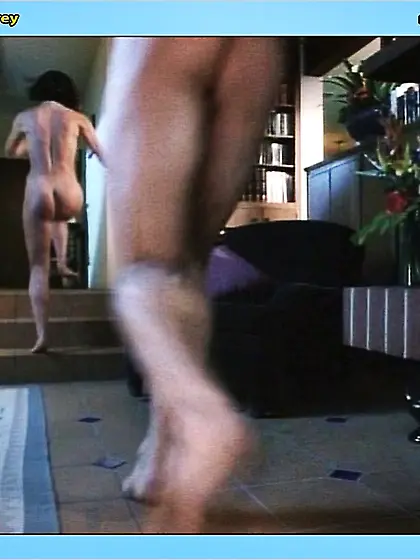 The naked round ass of a famous MILF