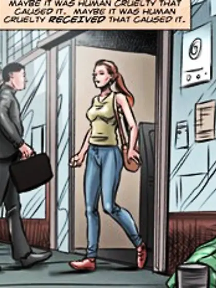 Gal short skirt walks