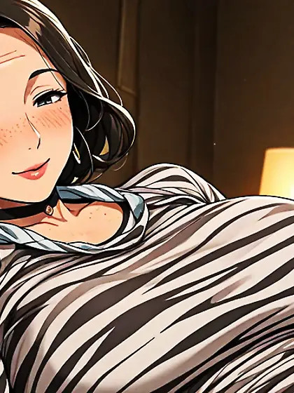 A Teasing AI Generated Brunette