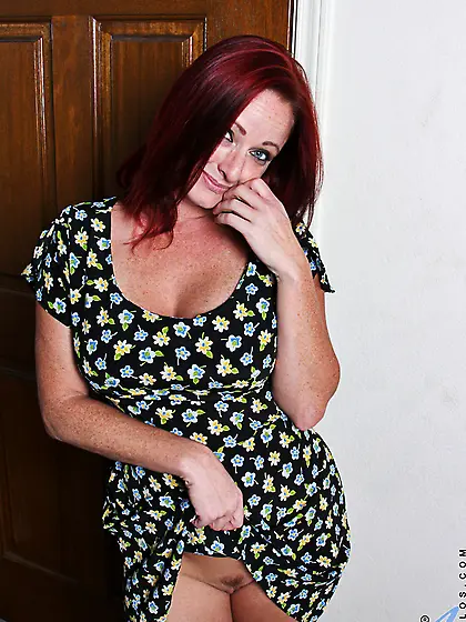 Thick redhead juicy mountains