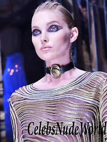Elsa Hosk See Thru To Nips On The Catwalk