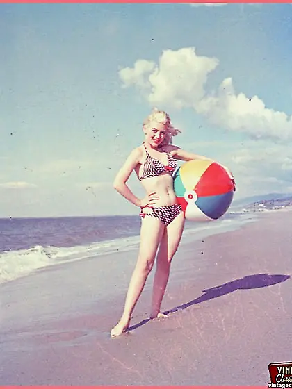 Sensual blonde sixties babes