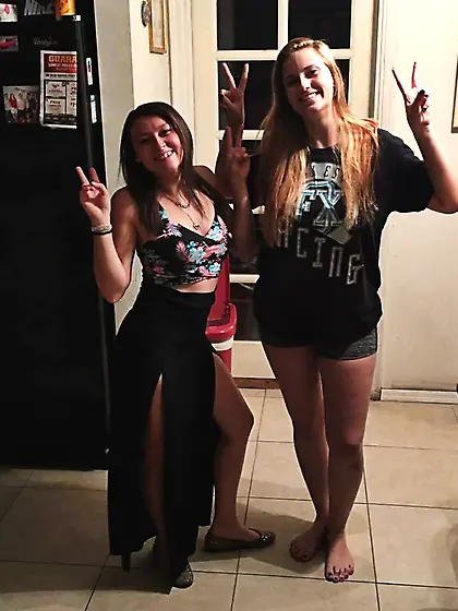 Ugly milf friend. Try to cum to her