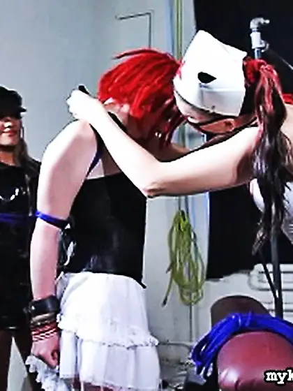 Crazy chicks organized passionate