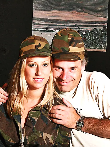 Horny senior soldier dirty