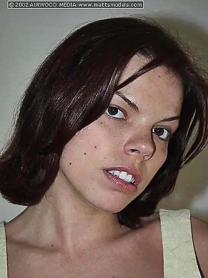 Brunette Brooke Balentyne with wet pink hole slips out of her wh