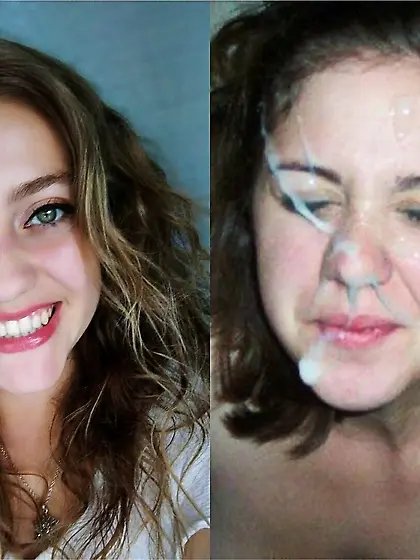 Before and after cum sluts