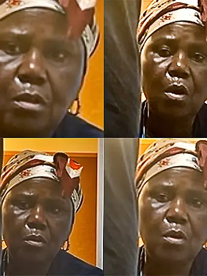 Ghanaian Auntie Staring at my Dick