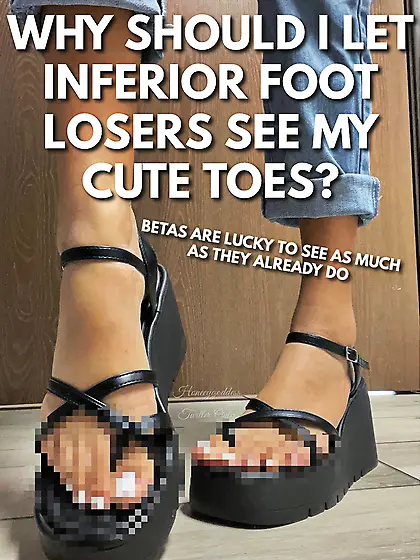HIGH HEELS & FEMALE FOOTWEAR FETISH CAPTIONS (OC)