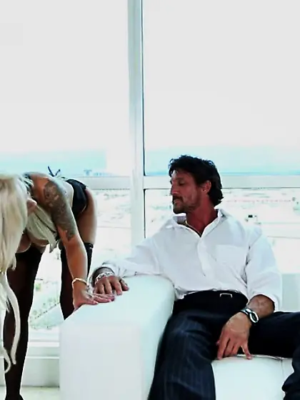 Horny blondie sexy clothing