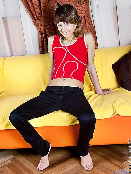 Jilana Nubiles gets her shaved teen pussy drilled with veiny dic