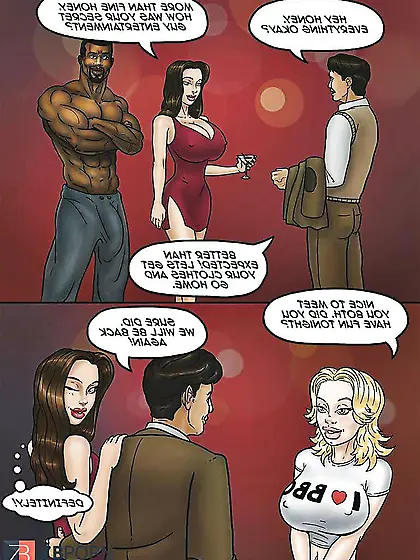 Seeing for him and BIG BLACK COCK for her