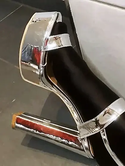 Silver Heels, Black Spandex