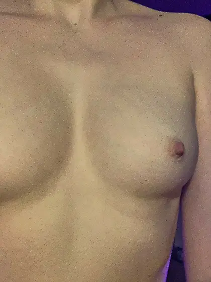 Pale teen shows perfect small tits