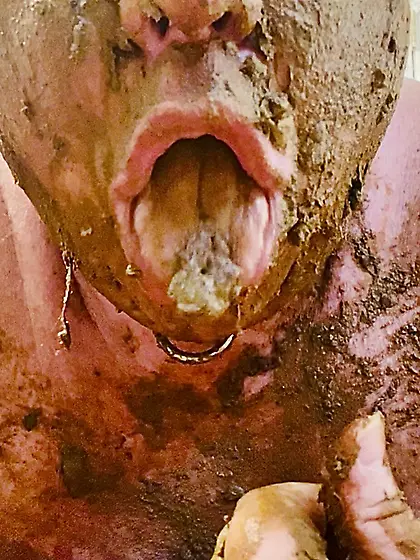 For cum,  spit,  piss,  shit,  waste and leftovers