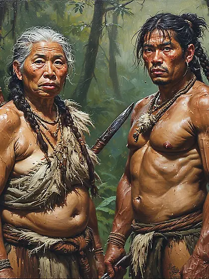 Female Asian Jungle Warrior