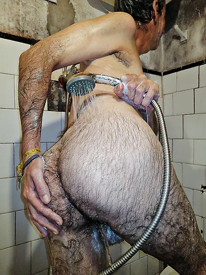 Playing in the shower