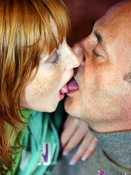 Beautiful redhead stiff cock