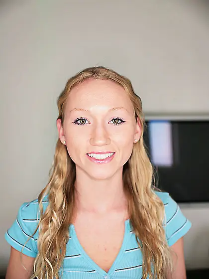 This pretty slim bodied Lailani Allure is good both in sucking a