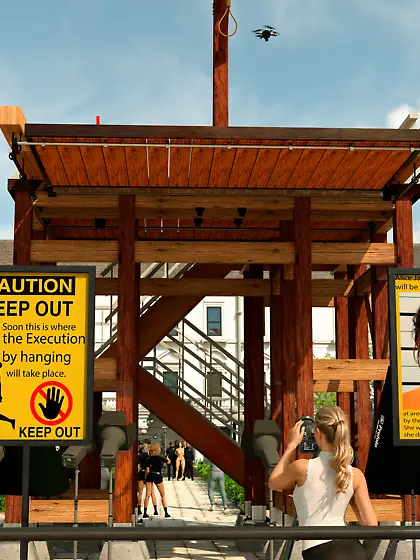 Judge Kangen and Woman