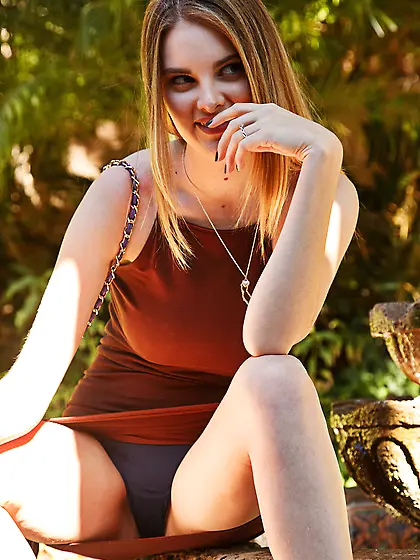 Navy blue panties broadcast