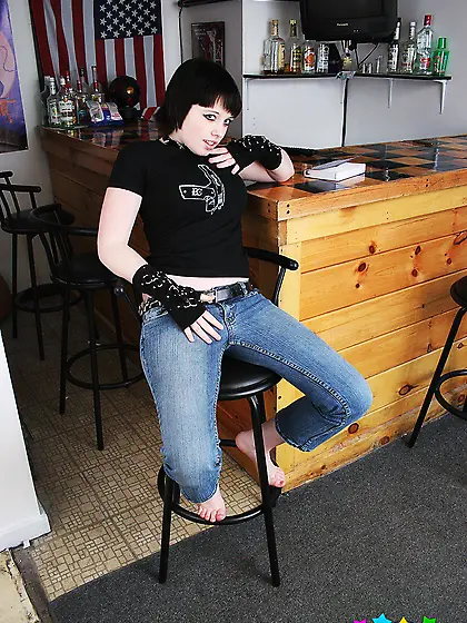 Perky sexy boobs teen