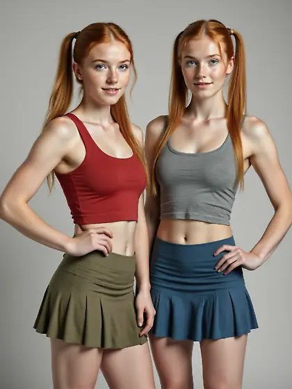 Redhead twins