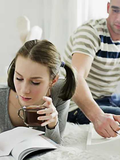 Sexy pigtailed girl checked