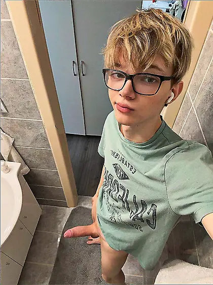 Bathing with Son and Friend