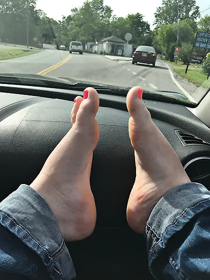 Redhead College Feet