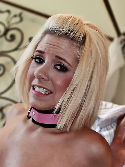 YOung Teen is tieds up and made to squirt!