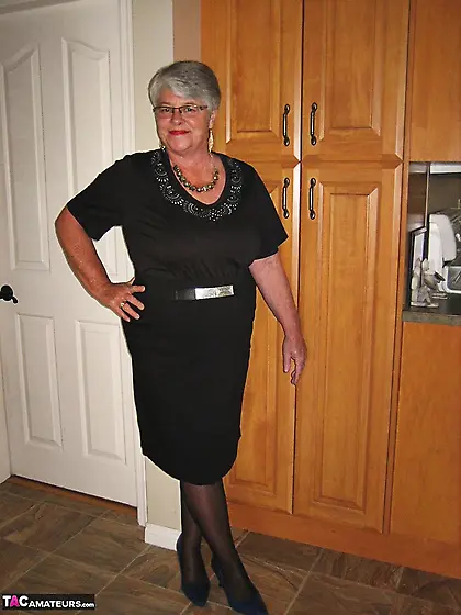 Wonderful elderly short haired