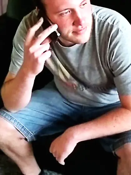 Blonde lady huge tits