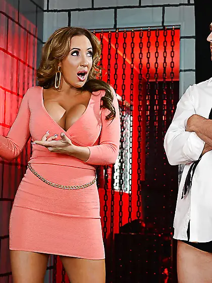 Facial big tit milf handjob