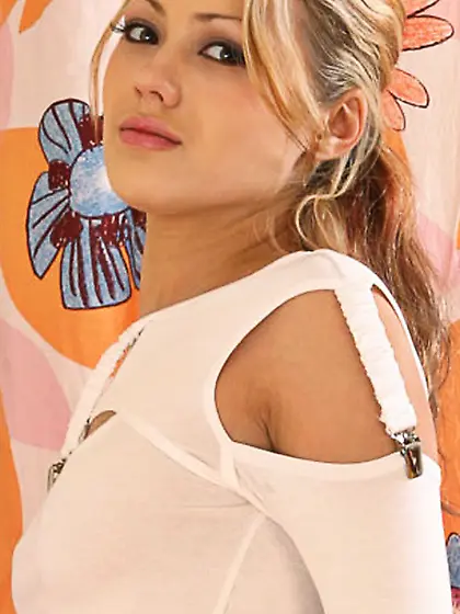 Lovely blonde white boots