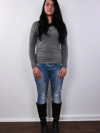 Long black hair beauty