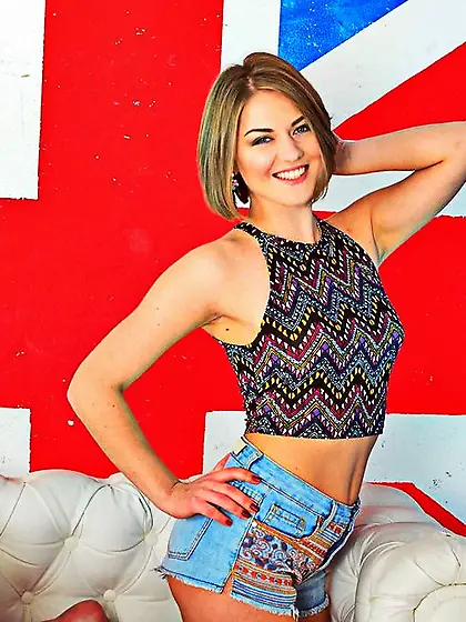 Petite straight girl