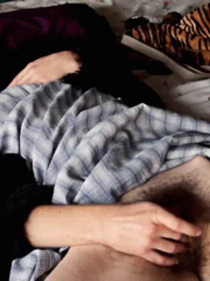 Brunette babe glasses piercing