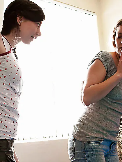 Lesbian lovers are going to explore pussy licking and beyond