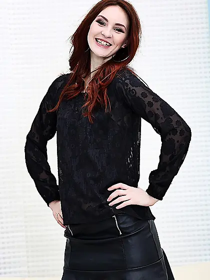 Flwaless redhed wife black