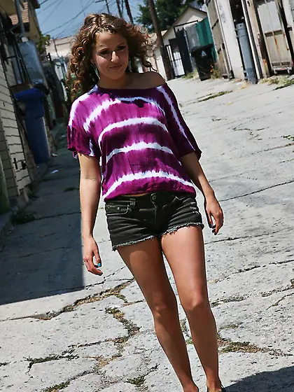 Naughty chick Adelyn Rose is riding one black male and sucking t