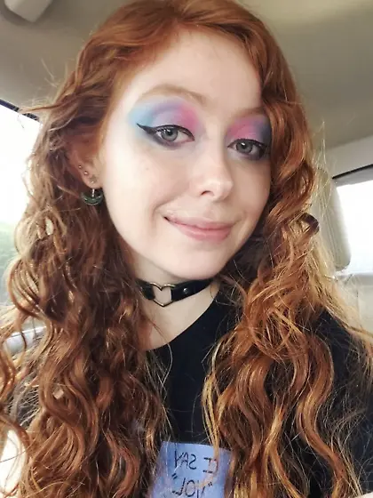 Redhead Goth Teen