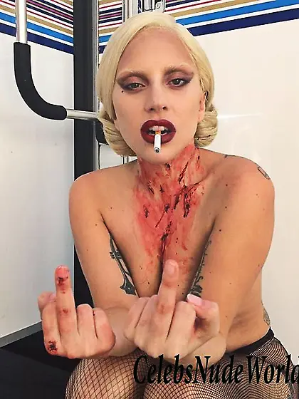 Lady Gaga Topless Photo