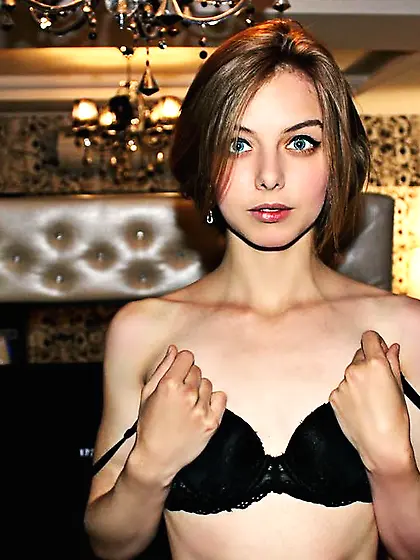 Teen petite close up