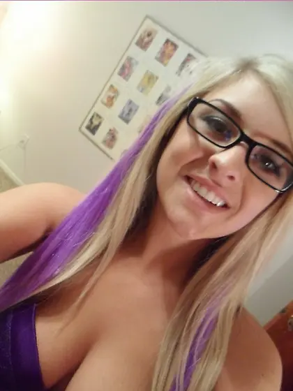 Blonde princess with beautiful eyes